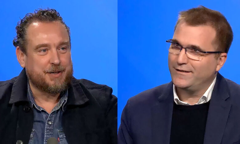 Richard Menneveux (FW.media) et Pierre Poignant (Essor)